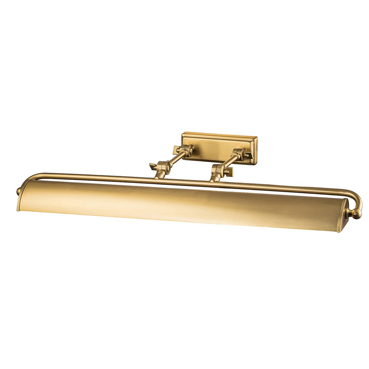 Applique pour tableau en acier laiton vieilli 70,3 cm de largeur