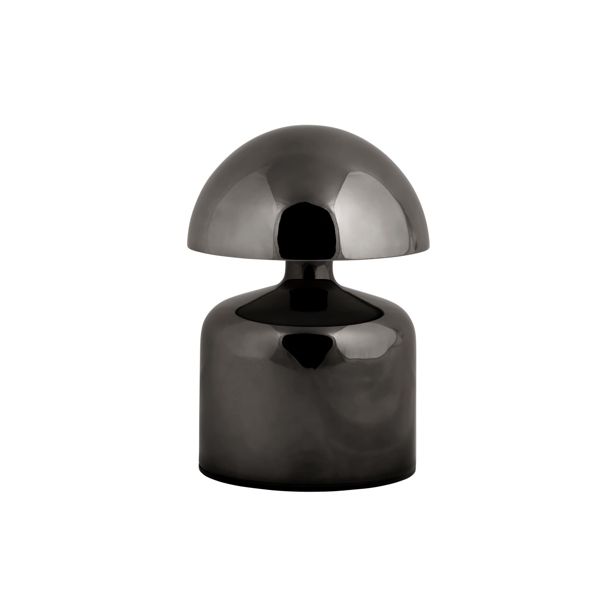 Lampe de table en métal noir irisé h15cm