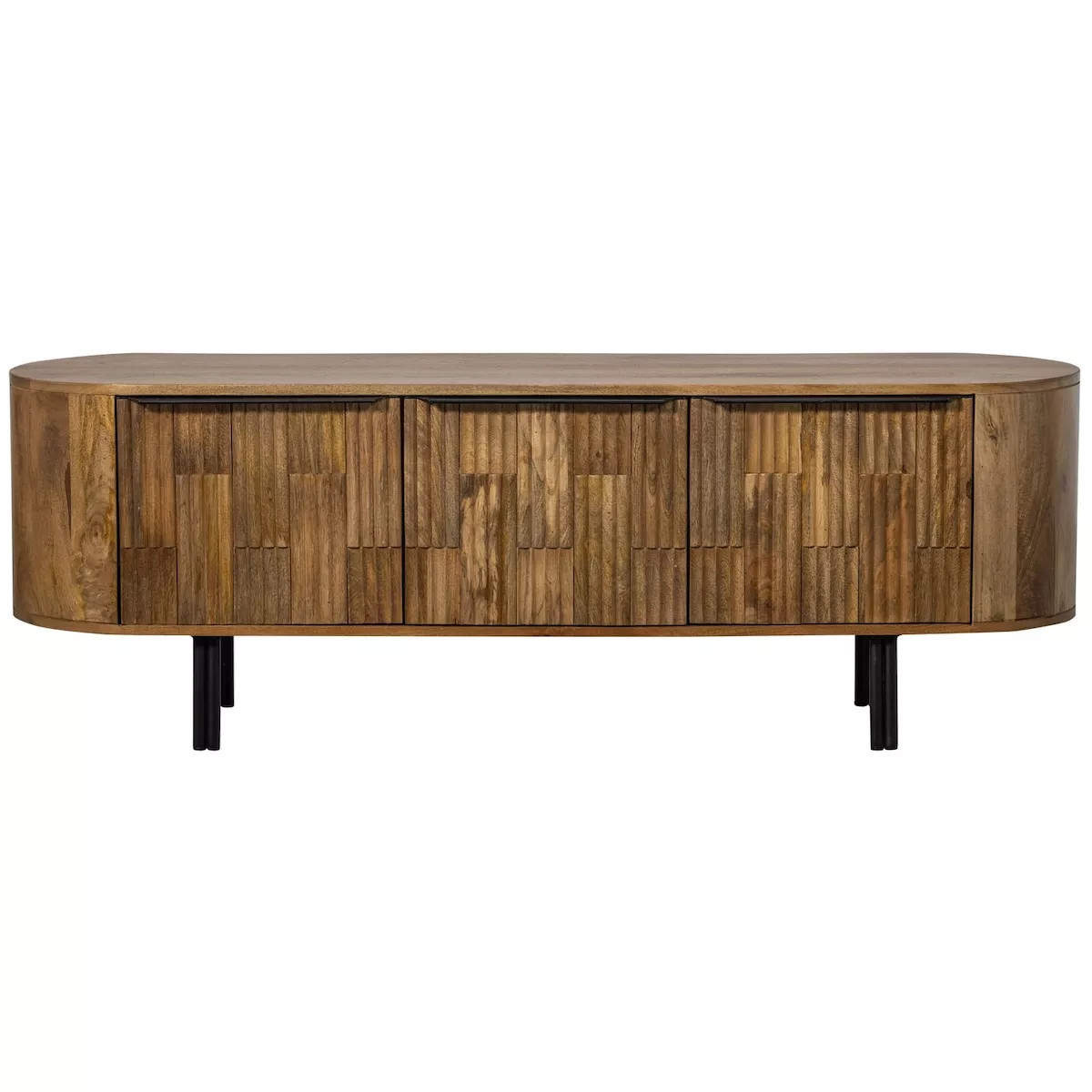 Meuble TV en bois manguier marron