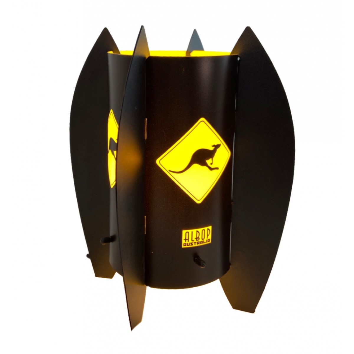 Lampe décorative kangourou H. 25cm