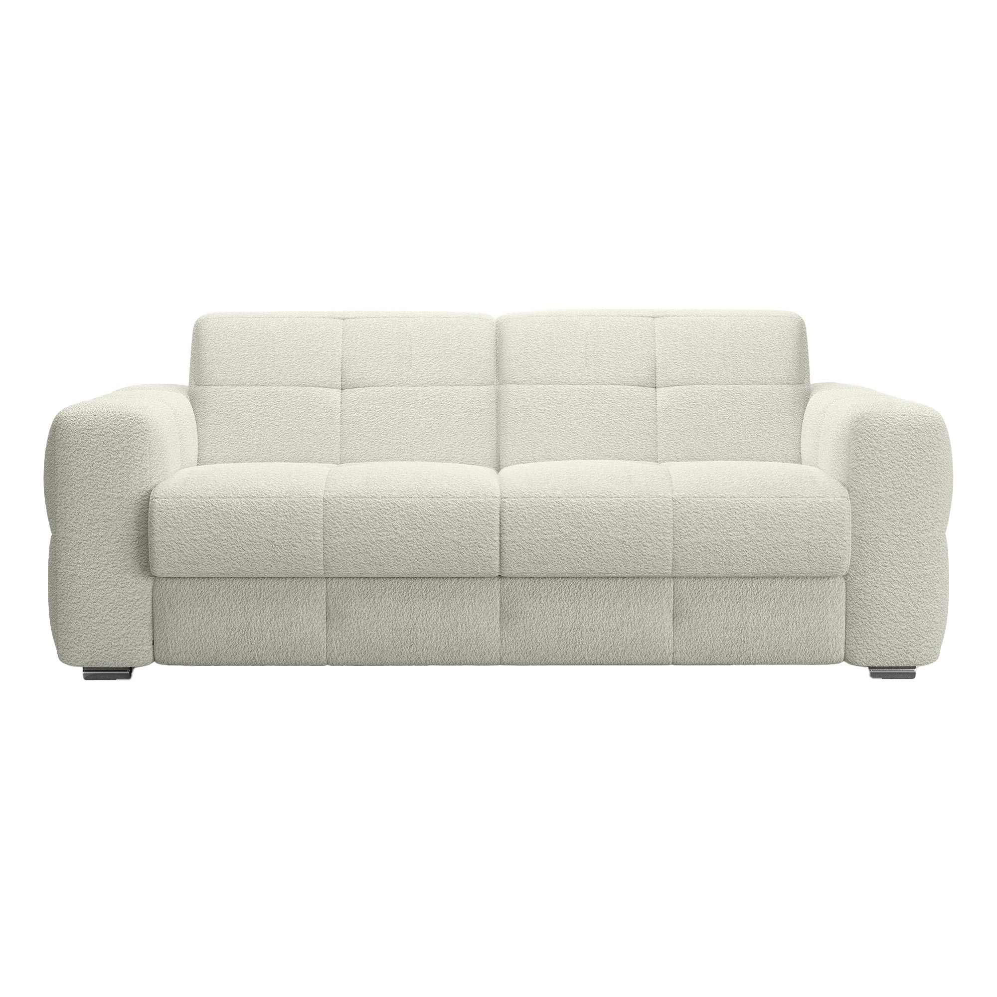 samina - Canapé convertible bouclette Beige - Vue supplémentaire 1