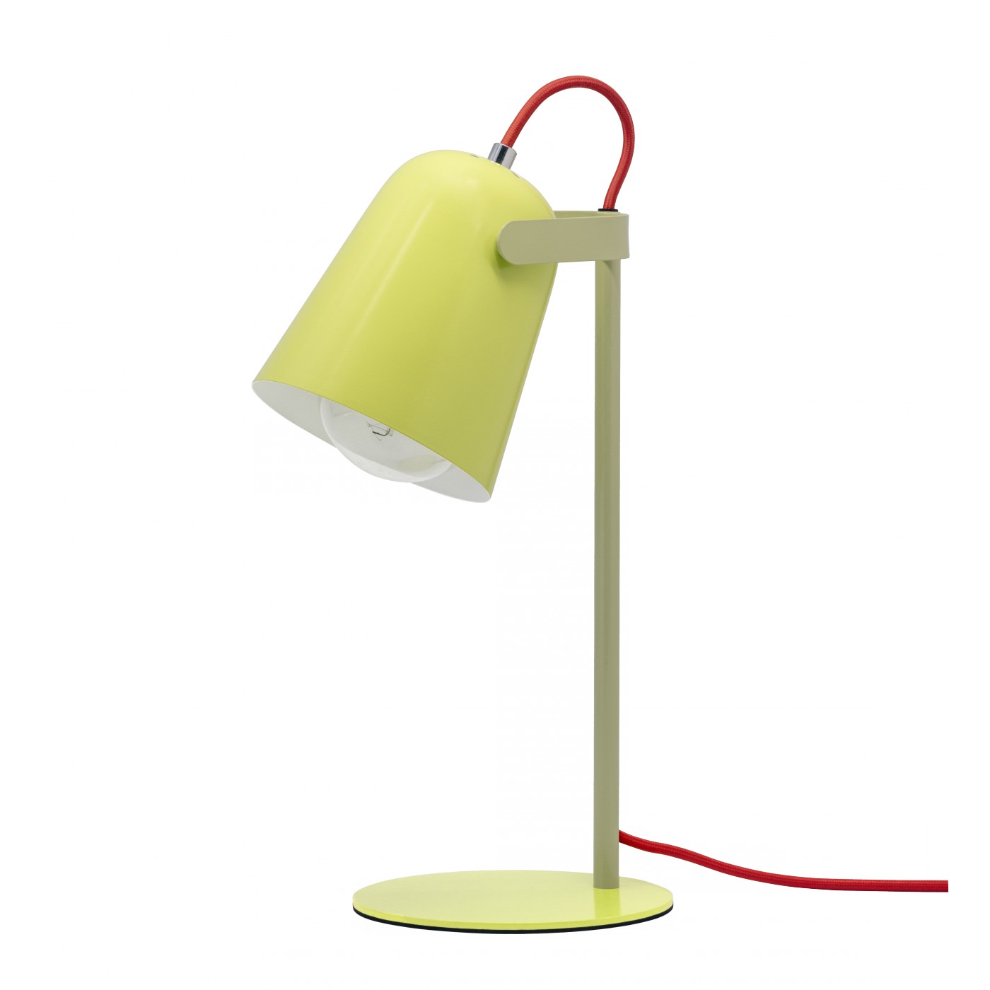 Lampe de table en métal vert H35cm