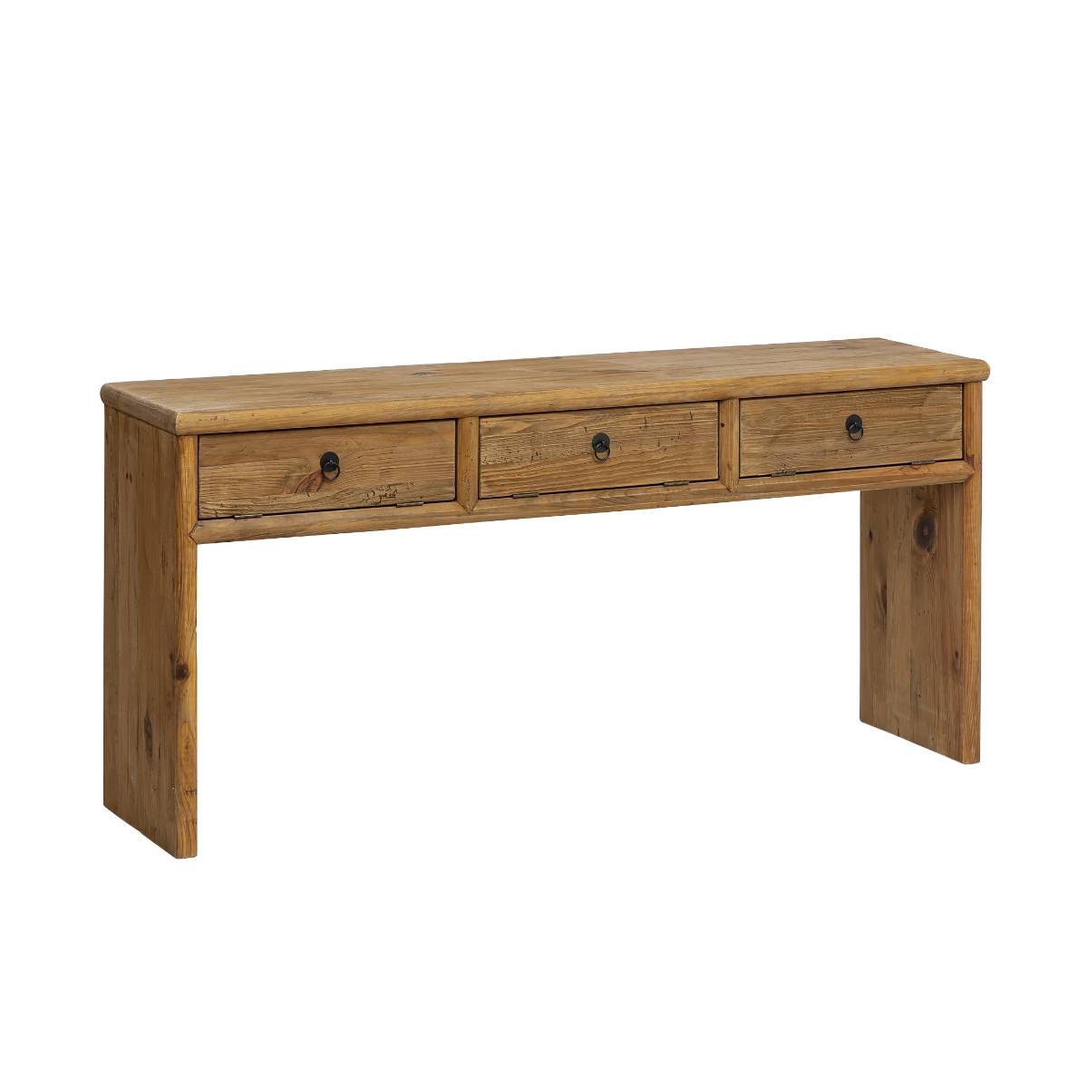 Meuble sous vasque en bois marron 161 cm