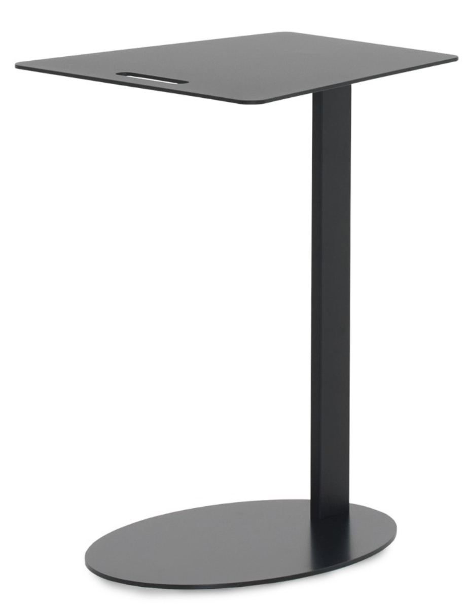 Table d’appoint en métal noir