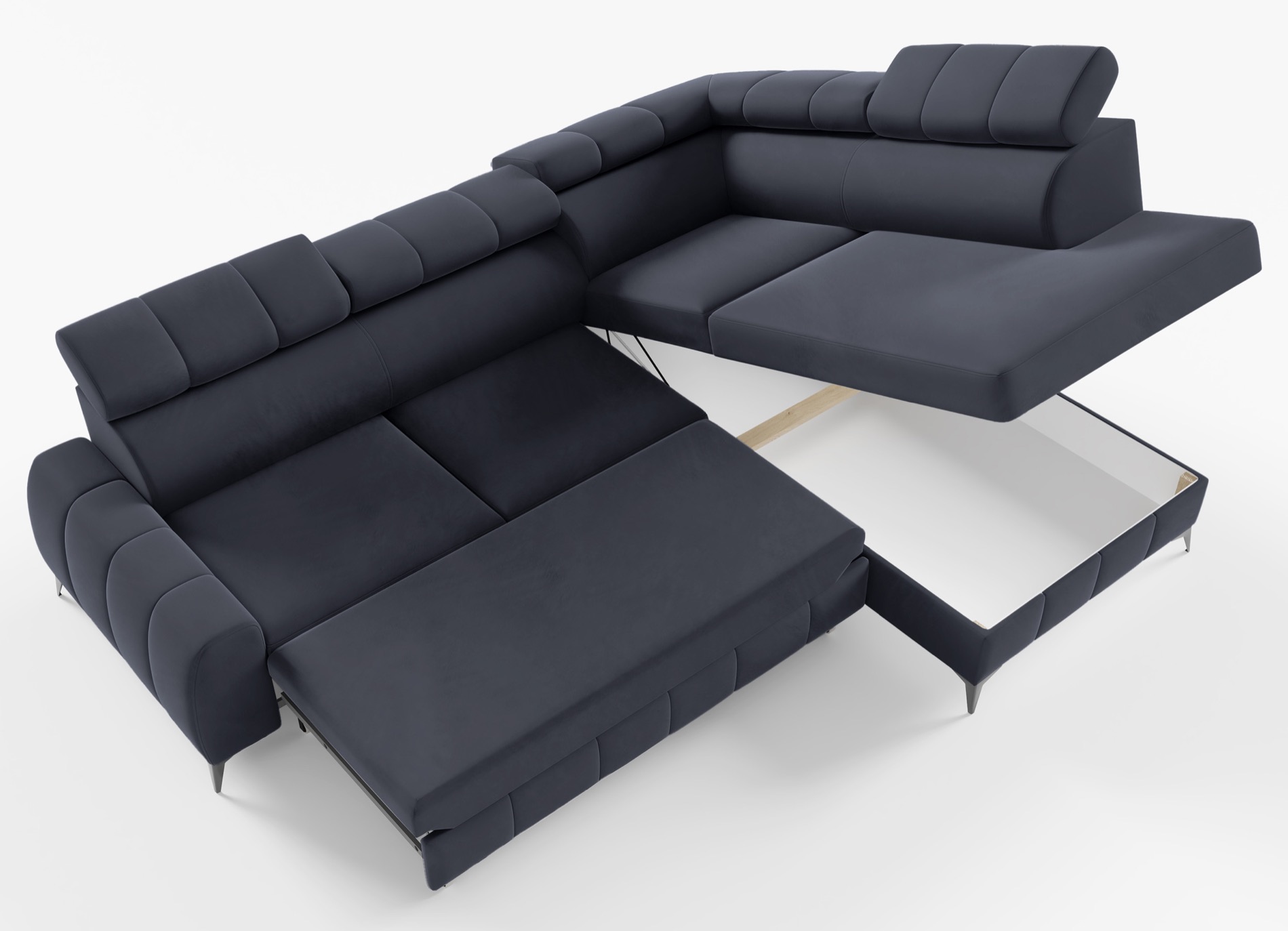 london - Canapé relax Gris - Vue supplémentaire 2