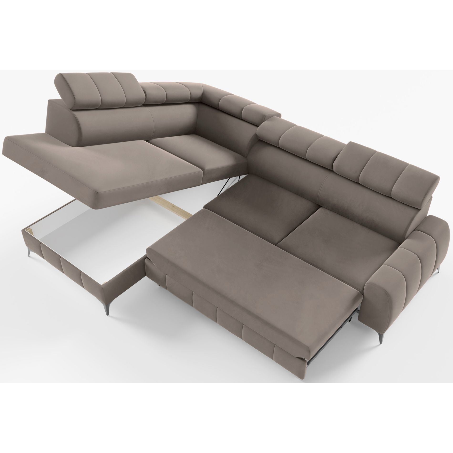 london - Canapé relax Marron - Vue supplémentaire 2