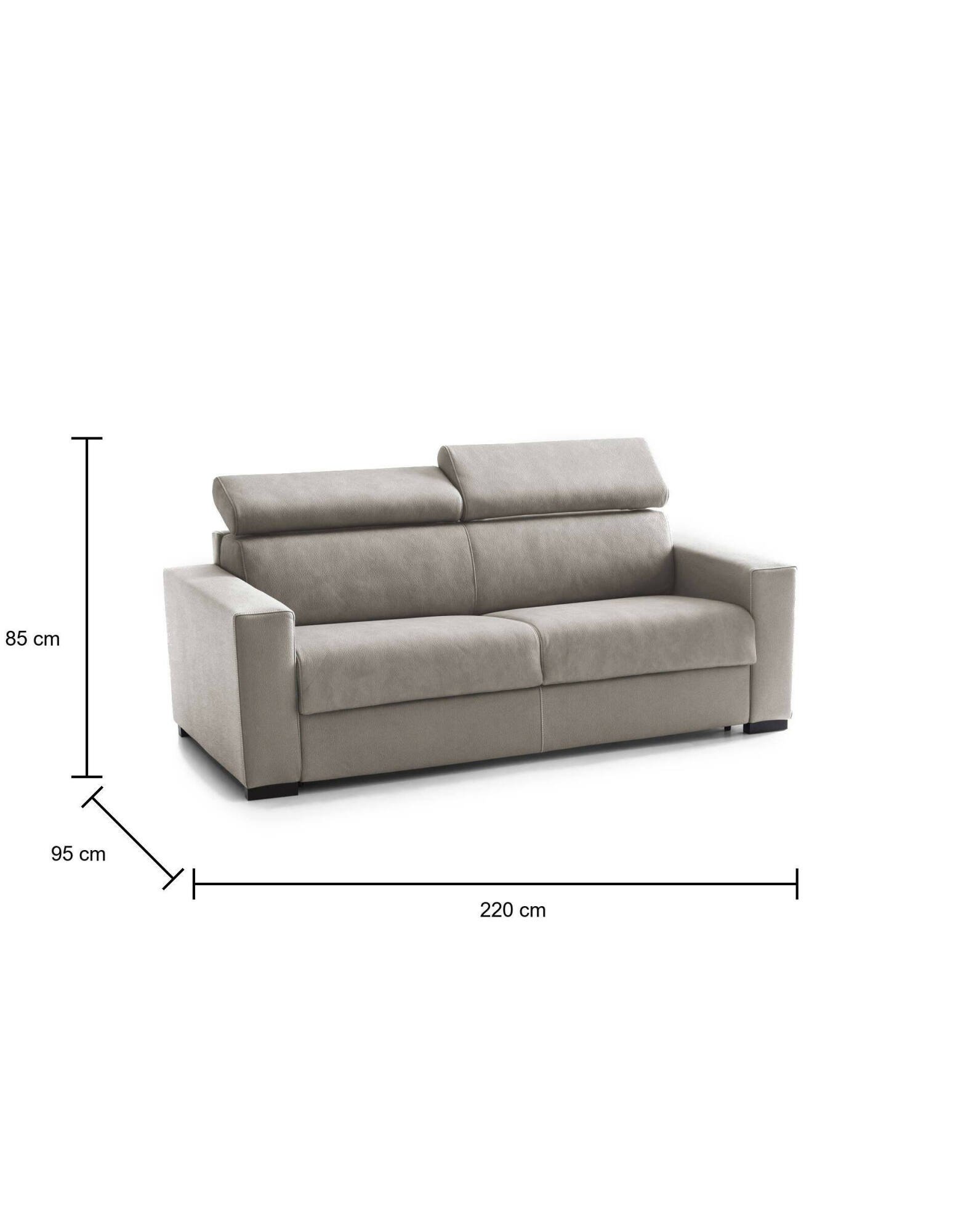 Canapé relax convertible Beige - Vue supplémentaire 2