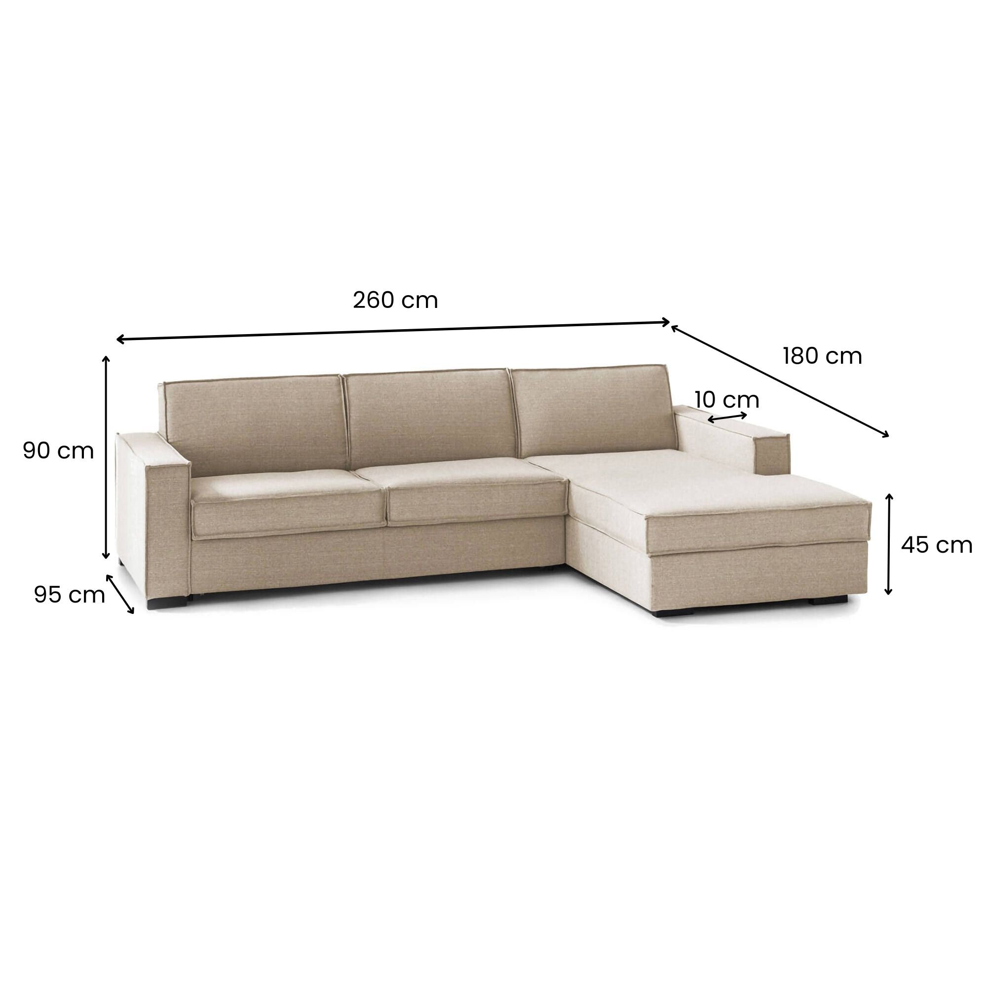 afar - Canapé relax convertible Beige - Vue supplémentaire 2