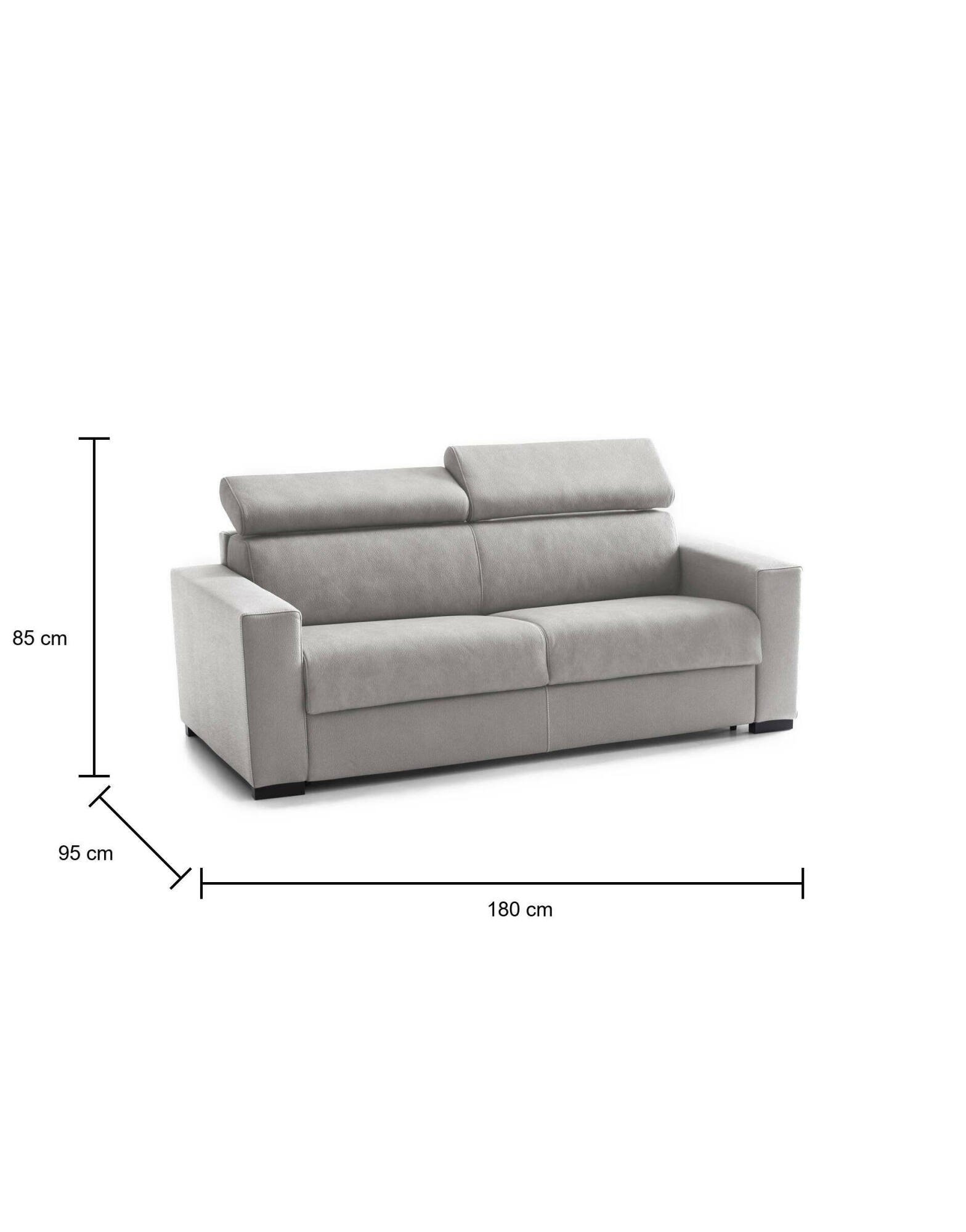 aieie - Canapé relax convertible Gris - Vue supplémentaire 2