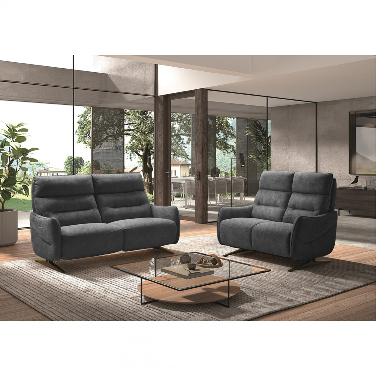 lisboa - Canapé relax Gris - Vue supplémentaire 2