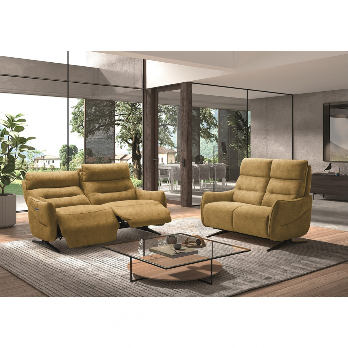 lisboa - Canapé relax Jaune - Vue supplémentaire 2