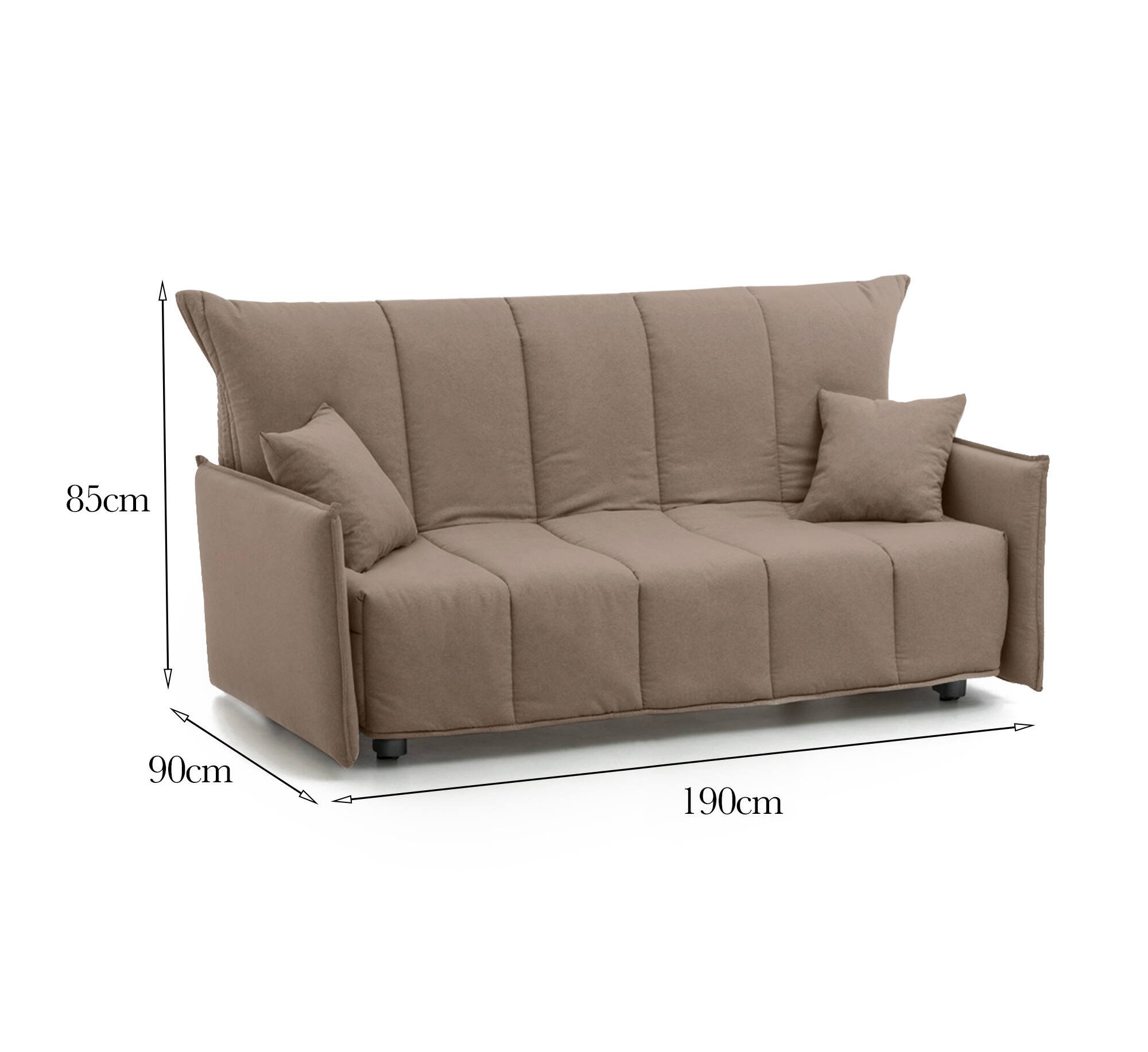ardis - Canapé convertible Beige - Vue supplémentaire 2