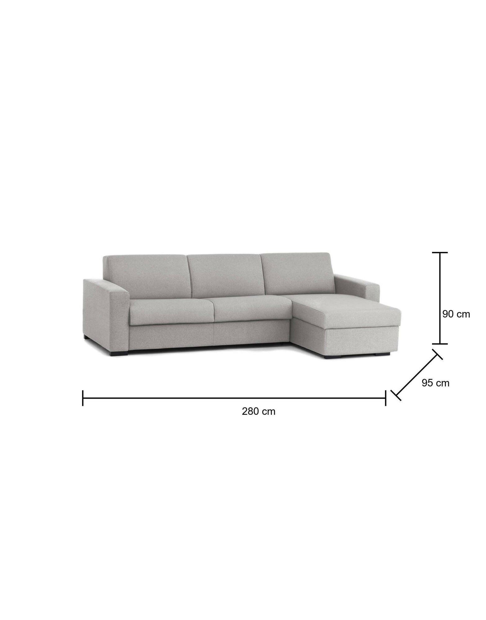 aika - Canapé convertible Gris - Vue supplémentaire 2