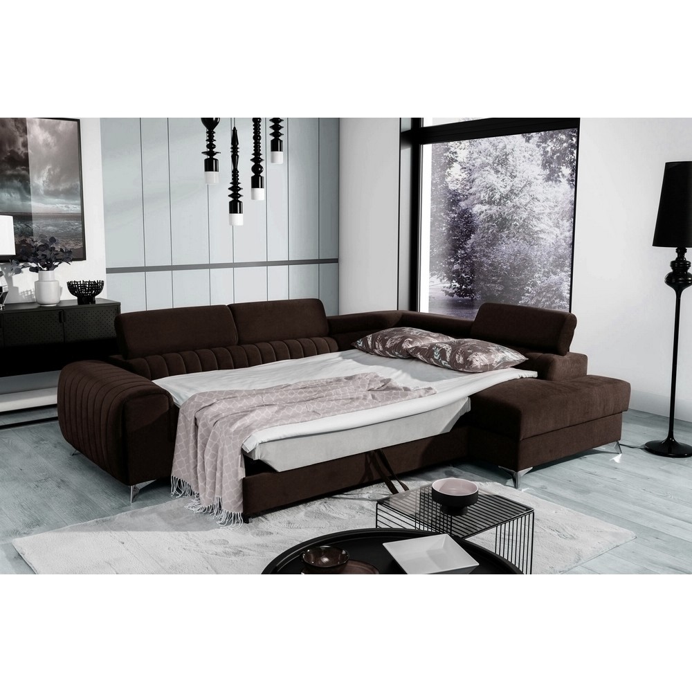 larry - Canapé relax convertible Marron - Vue supplémentaire 2