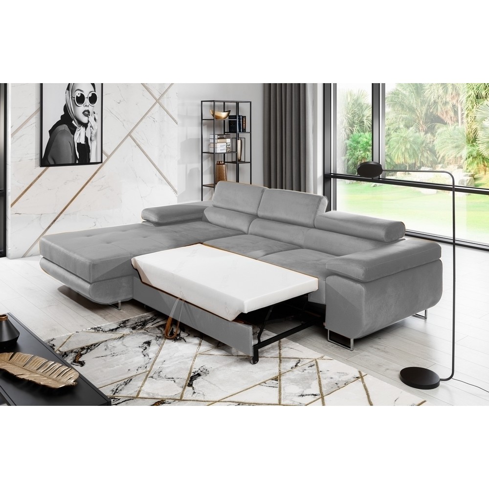 armel - Canapé relax convertible Gris - Vue supplémentaire 2
