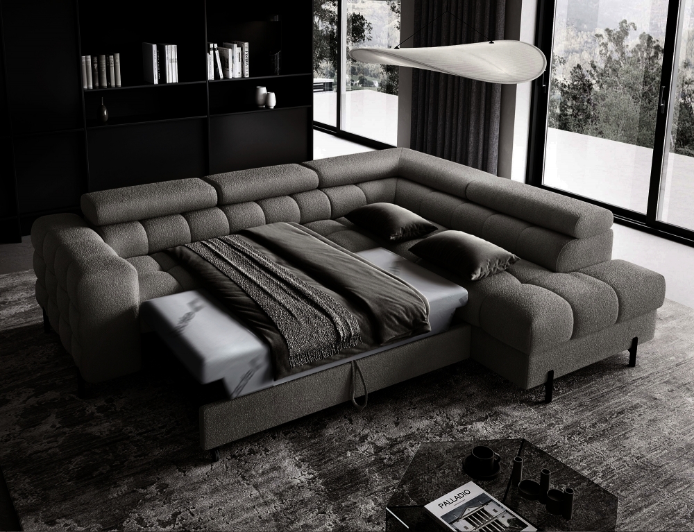 fernand - Canapé relax convertible Gris - Vue supplémentaire 2