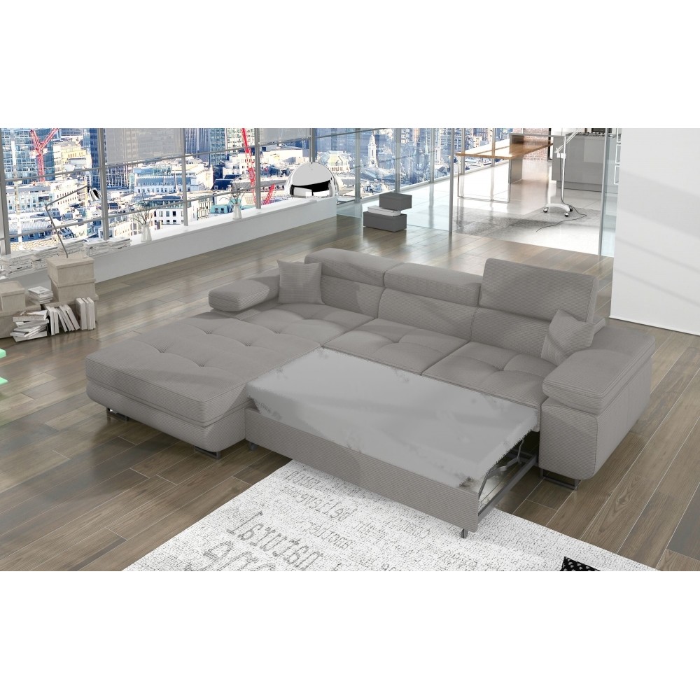 armel - Canapé relax convertible Gris - Vue supplémentaire 2