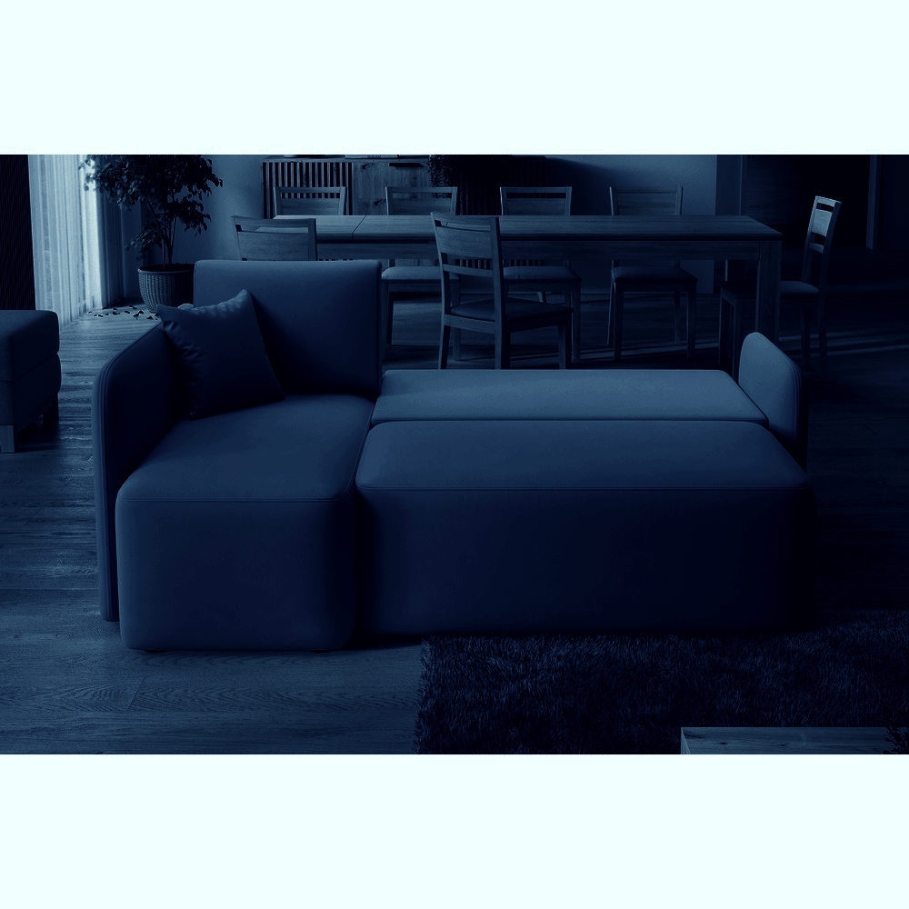 harry - Canapé convertible Bleu - Vue supplémentaire 2