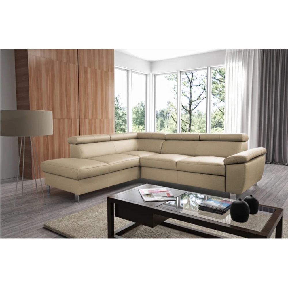 Produit similaire: lutecia - Canapé cuir Beige