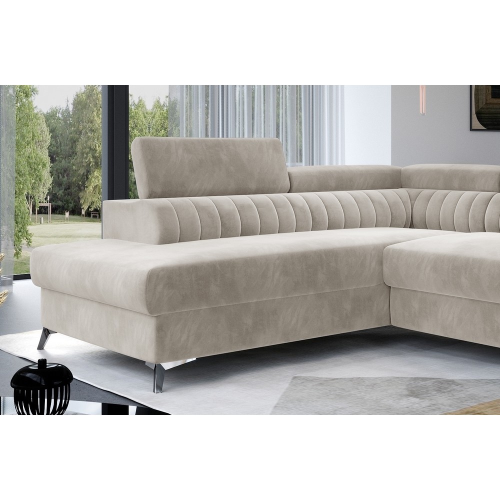 larry - Canapé relax convertible Beige - Vue supplémentaire 2