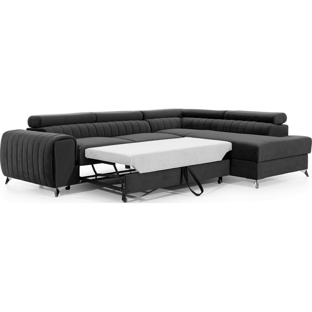 larry - Canapé relax convertible Gris - Vue supplémentaire 2