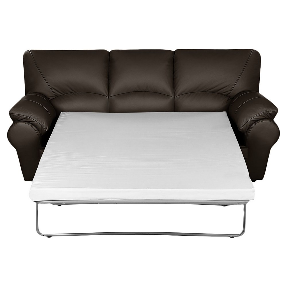 osiris - Canapé cuir Marron - Vue supplémentaire 2