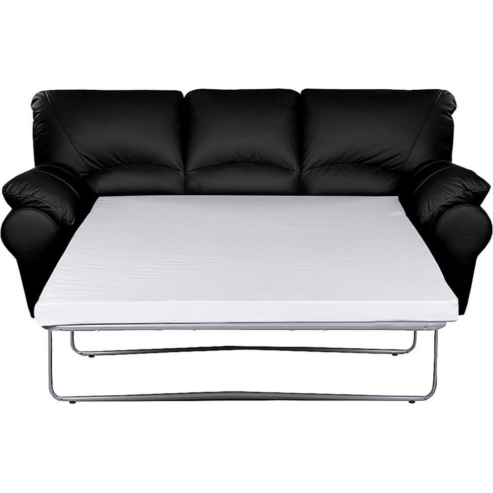 osiris - Canapé cuir Noir - Vue supplémentaire 2