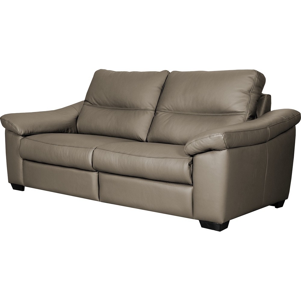 hambourg - Canapé cuir beige - Vue supplémentaire 2