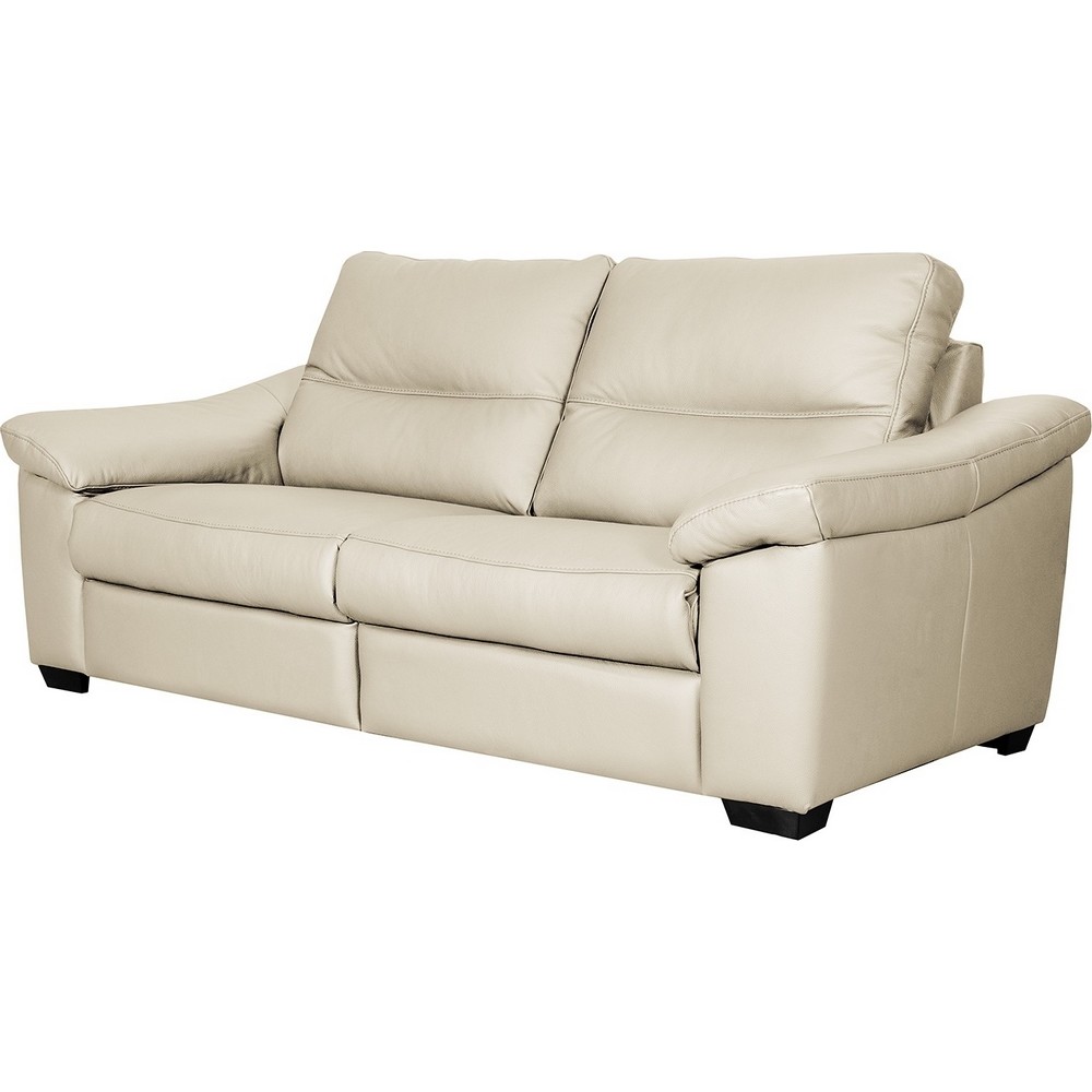 hambourg - Canapé cuir Blanc - Vue supplémentaire 2