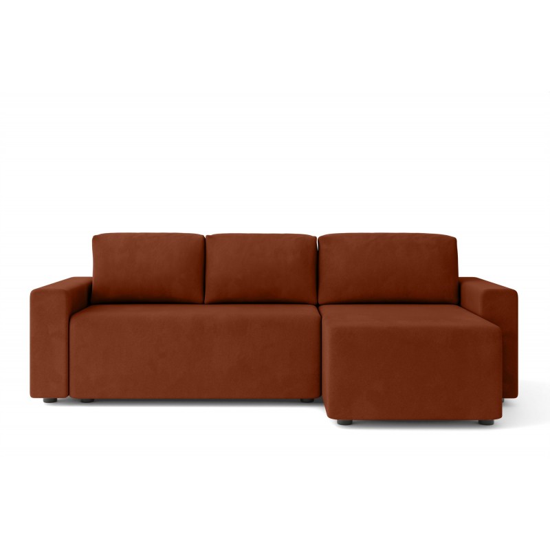 TURQUOISE - Canapé convertible Marron - Vue supplémentaire 1