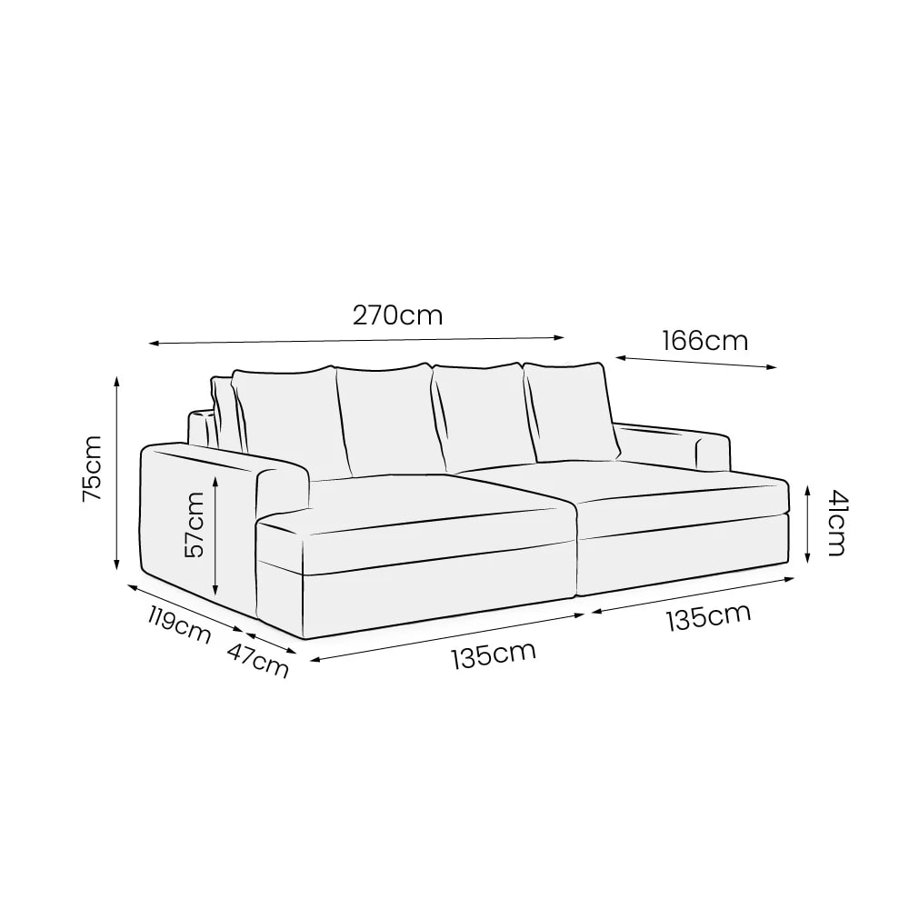 camelia - Canapé velours côtelé Blanc - Vue supplémentaire 2