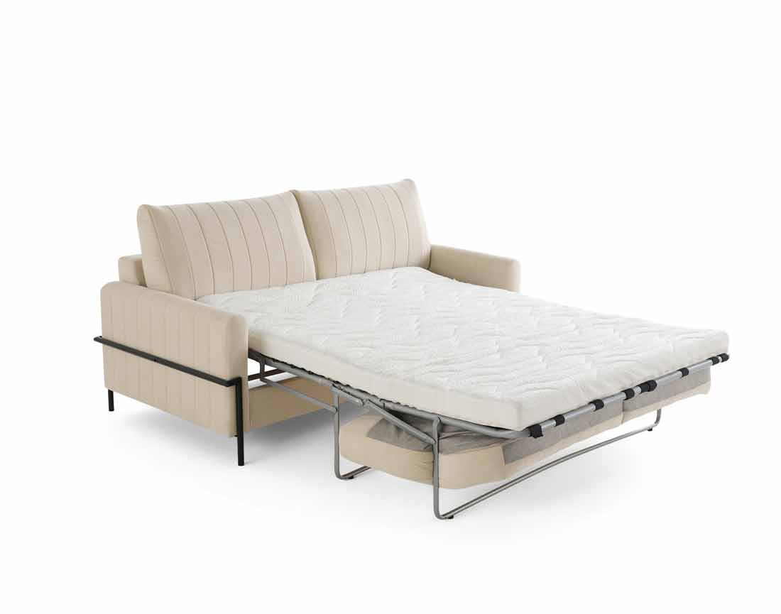 ercolano - Canapé convertible velours Beige - Vue supplémentaire 2