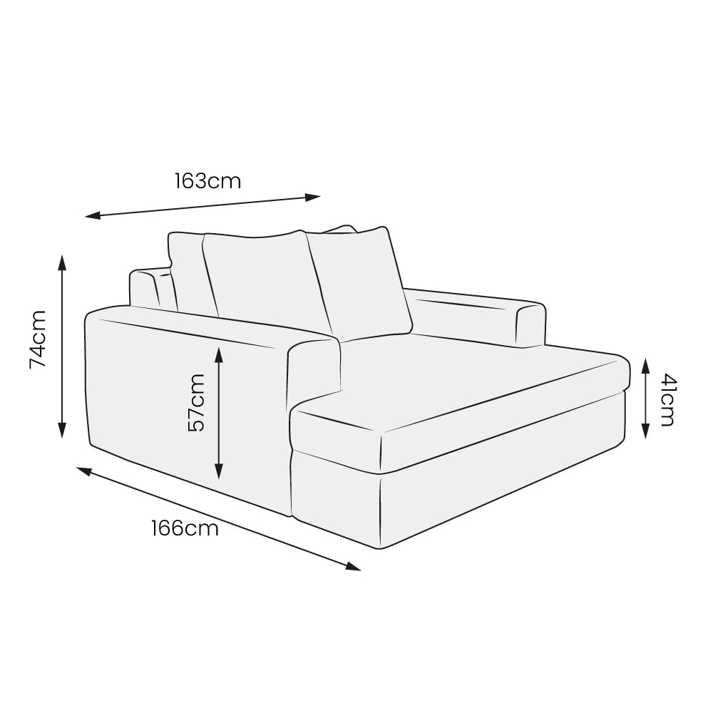 camelia - Canapé velours côtelé Beige - Vue supplémentaire 2
