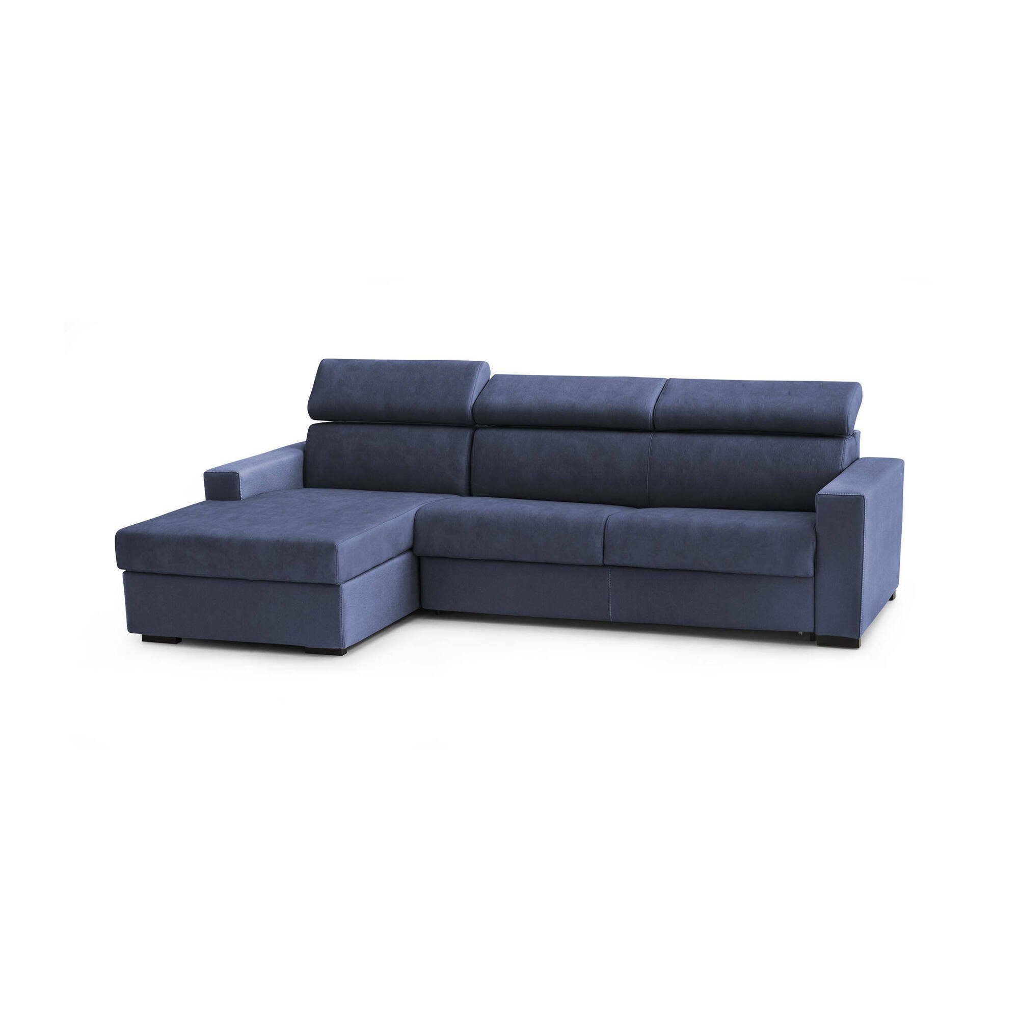 aloet - Canapé relax convertible Bleu - Vue supplémentaire 1