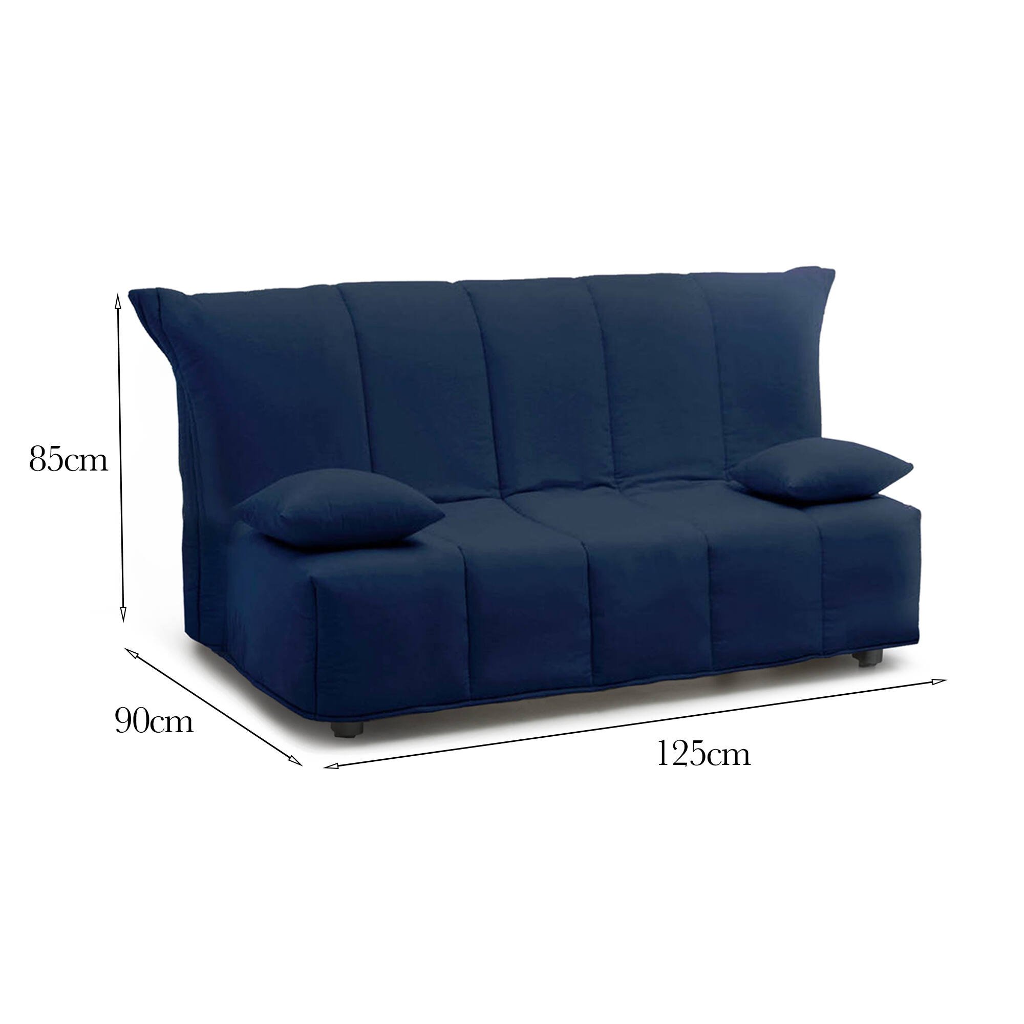 ariska - Canapé convertible Bleu - Vue supplémentaire 2