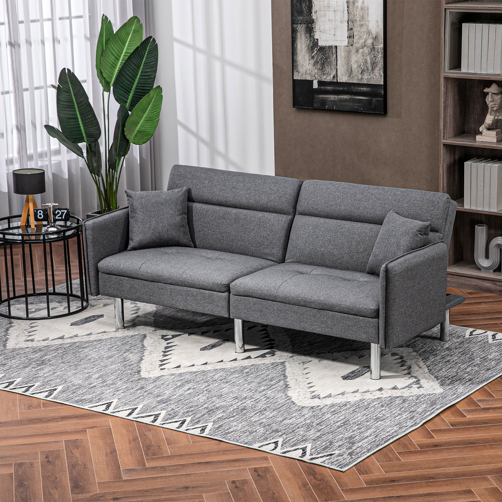 Canapé convertible Gris - Vue supplémentaire 2