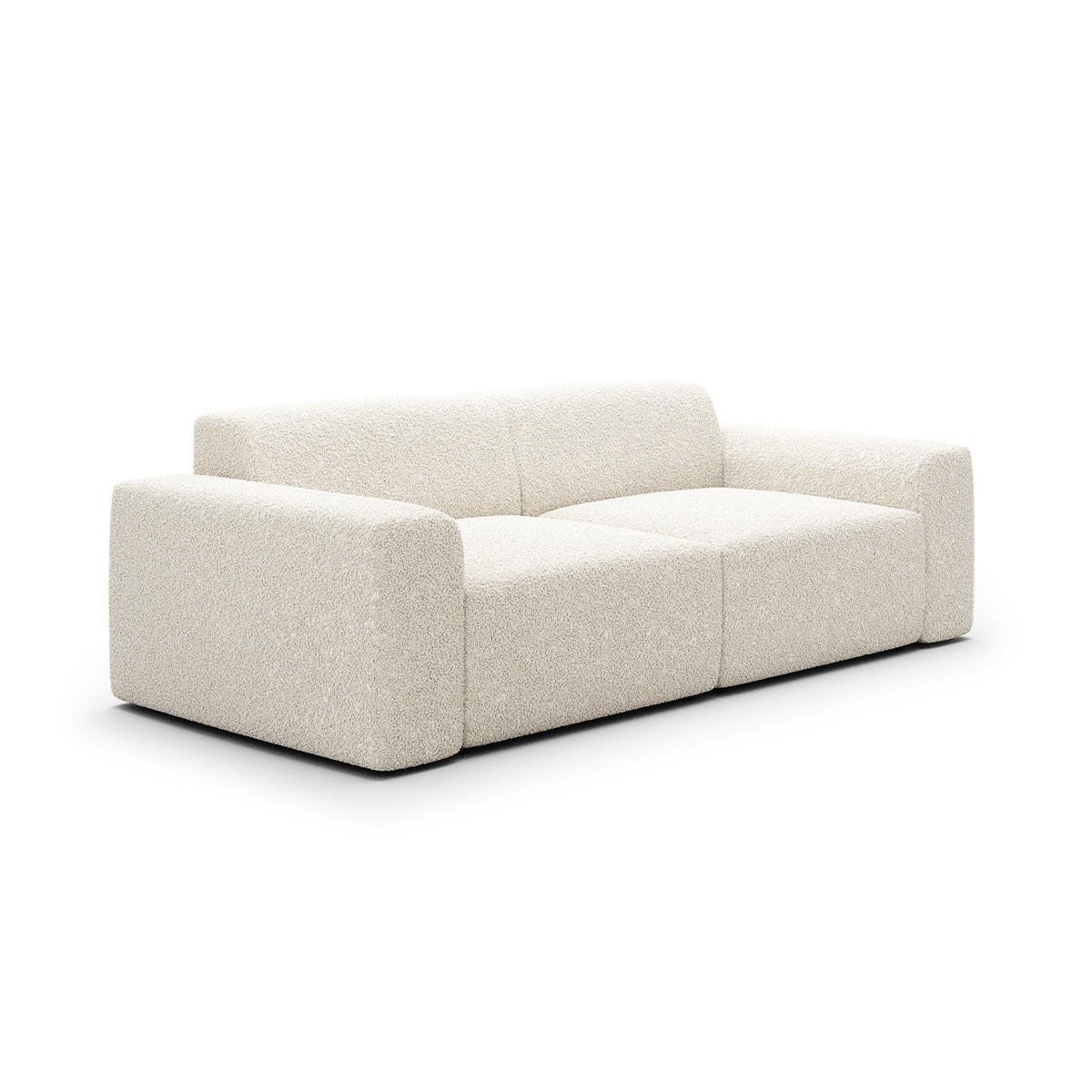 torino - Canapé bouclette Beige - Vue supplémentaire 1
