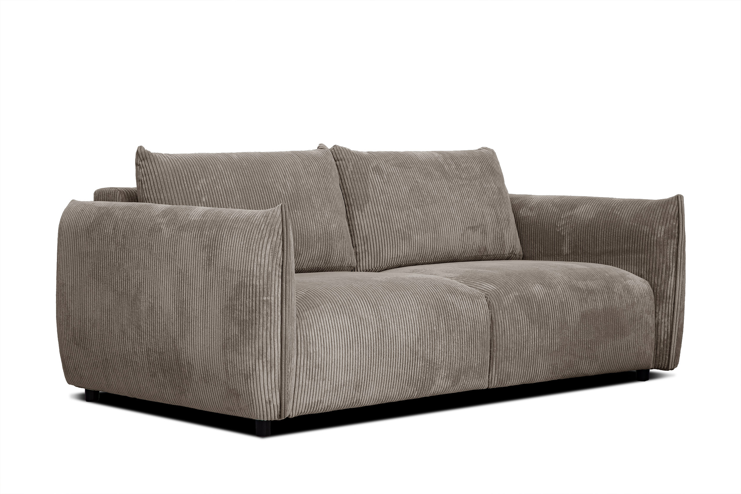 tauer - Canapé velours côtelé beige - Vue supplémentaire 1