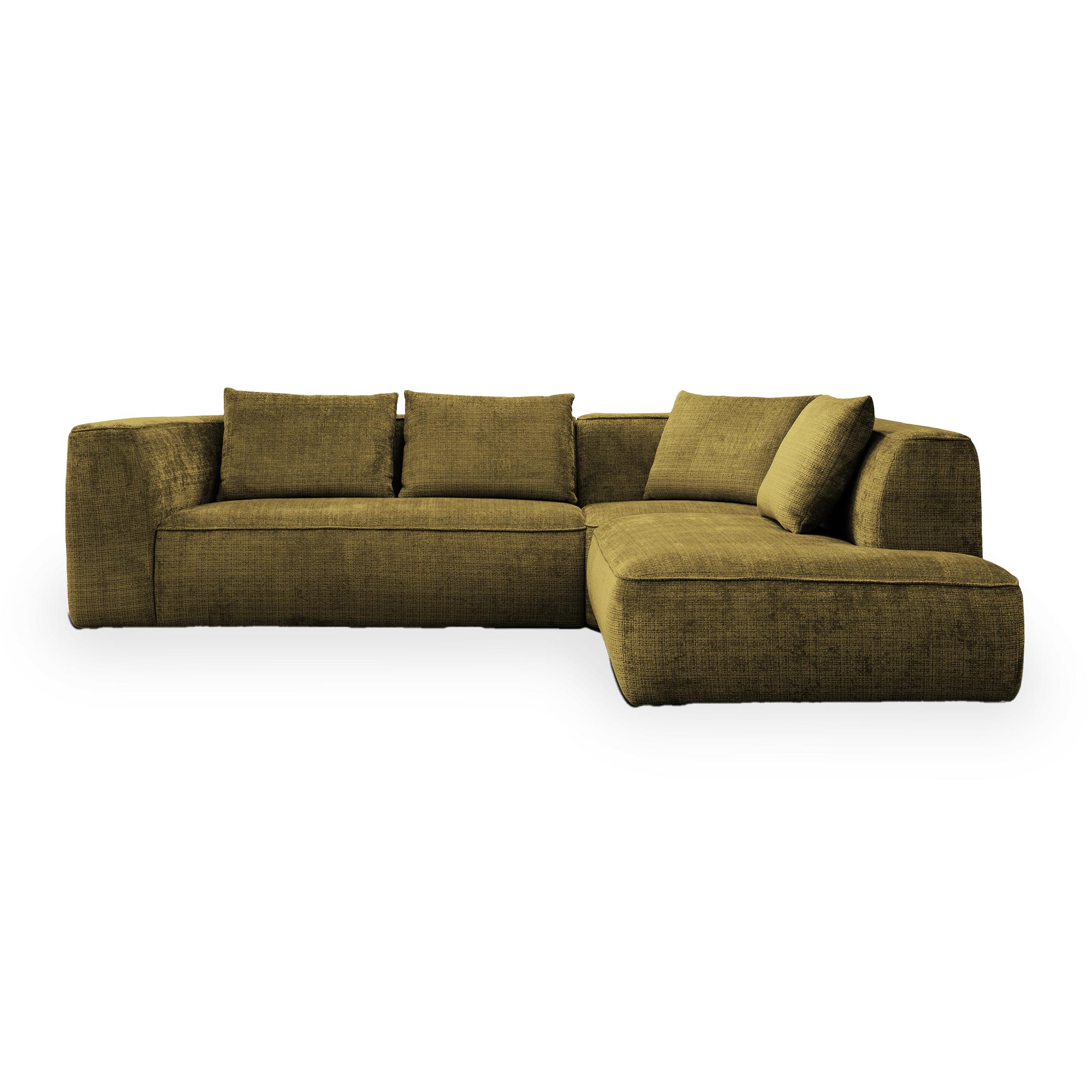 rosie - Canapé tissu chiné Vert - Vue supplémentaire 1