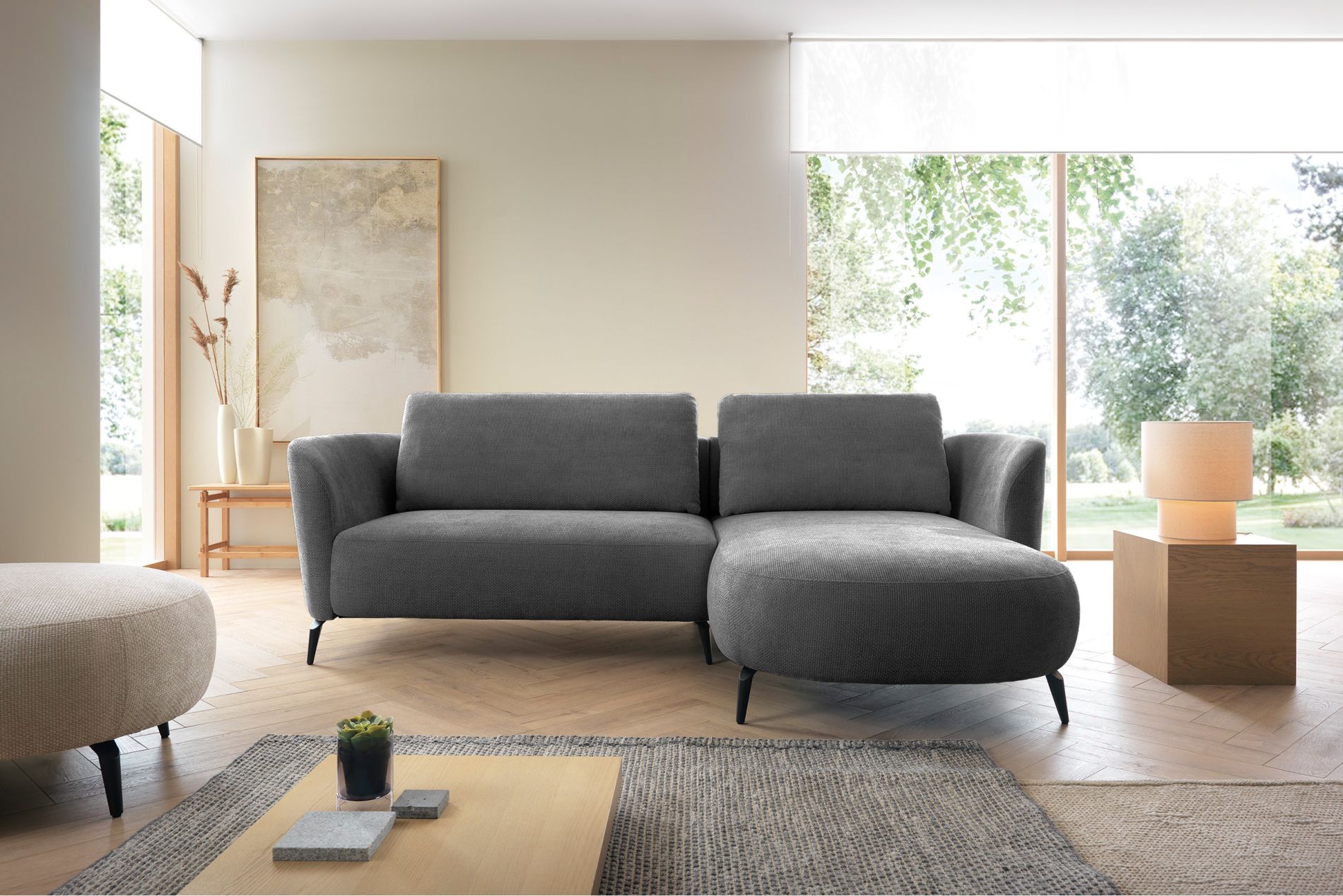 kavni - Canapé relax Gris - Vue supplémentaire 2