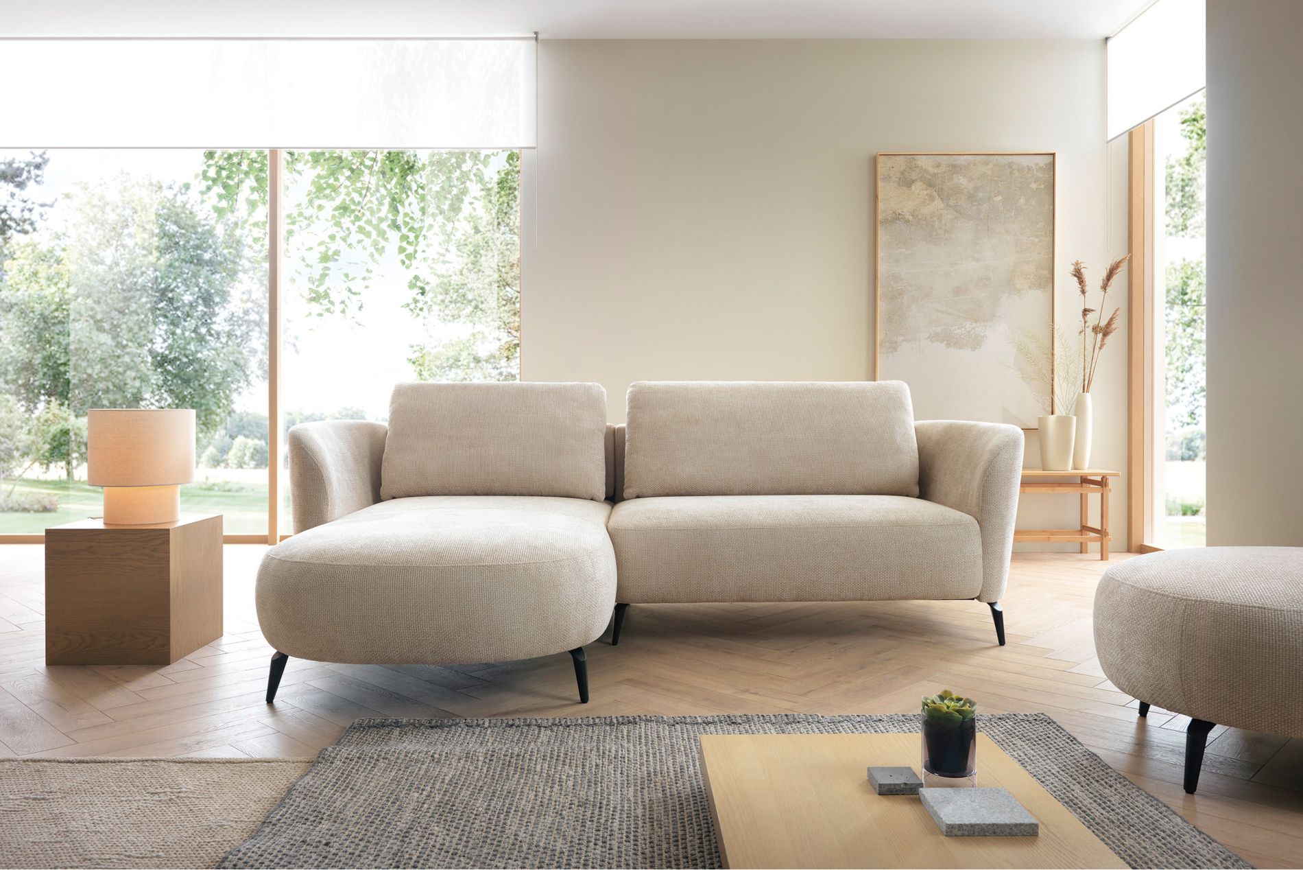 kavni - Canapé relax Beige - Vue supplémentaire 2