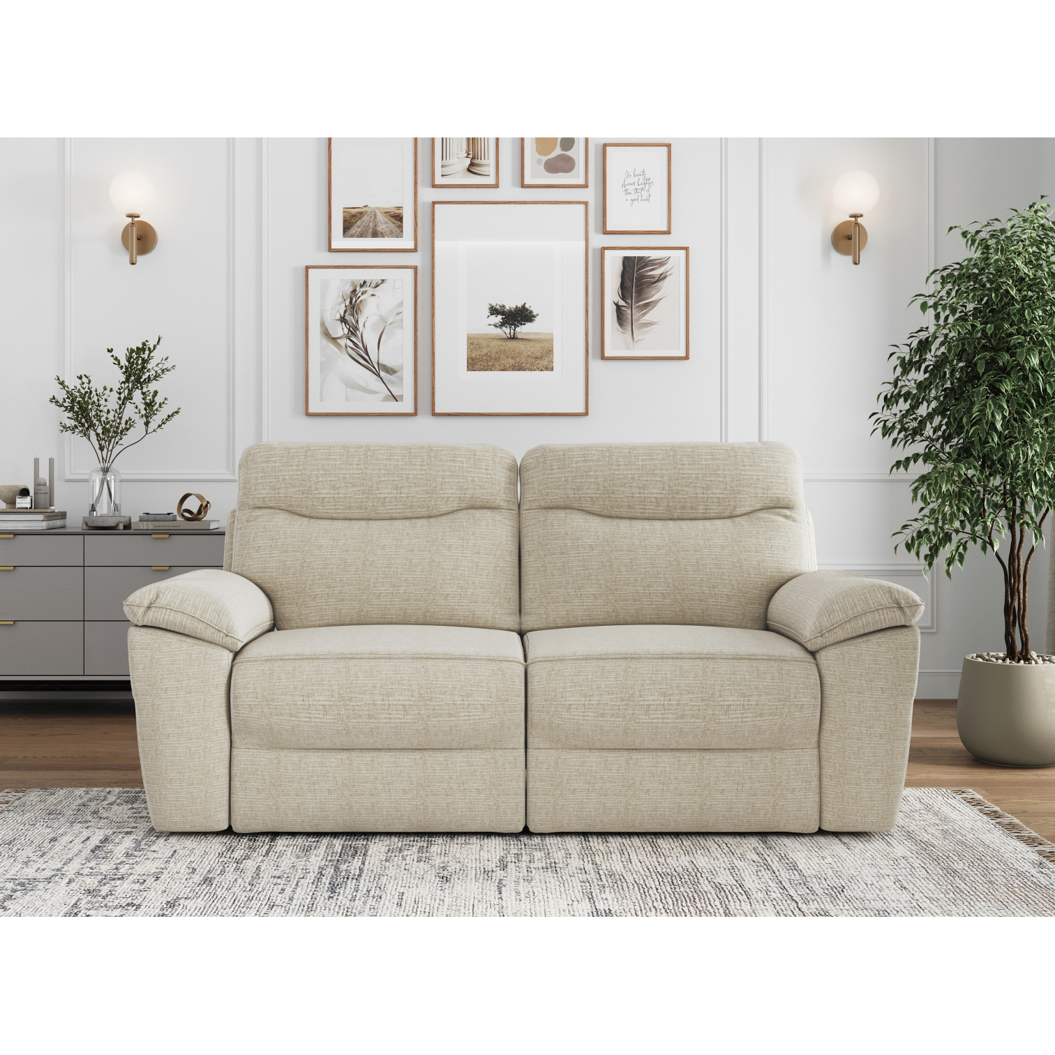 ross - Canapé relax Beige - Vue supplémentaire 2