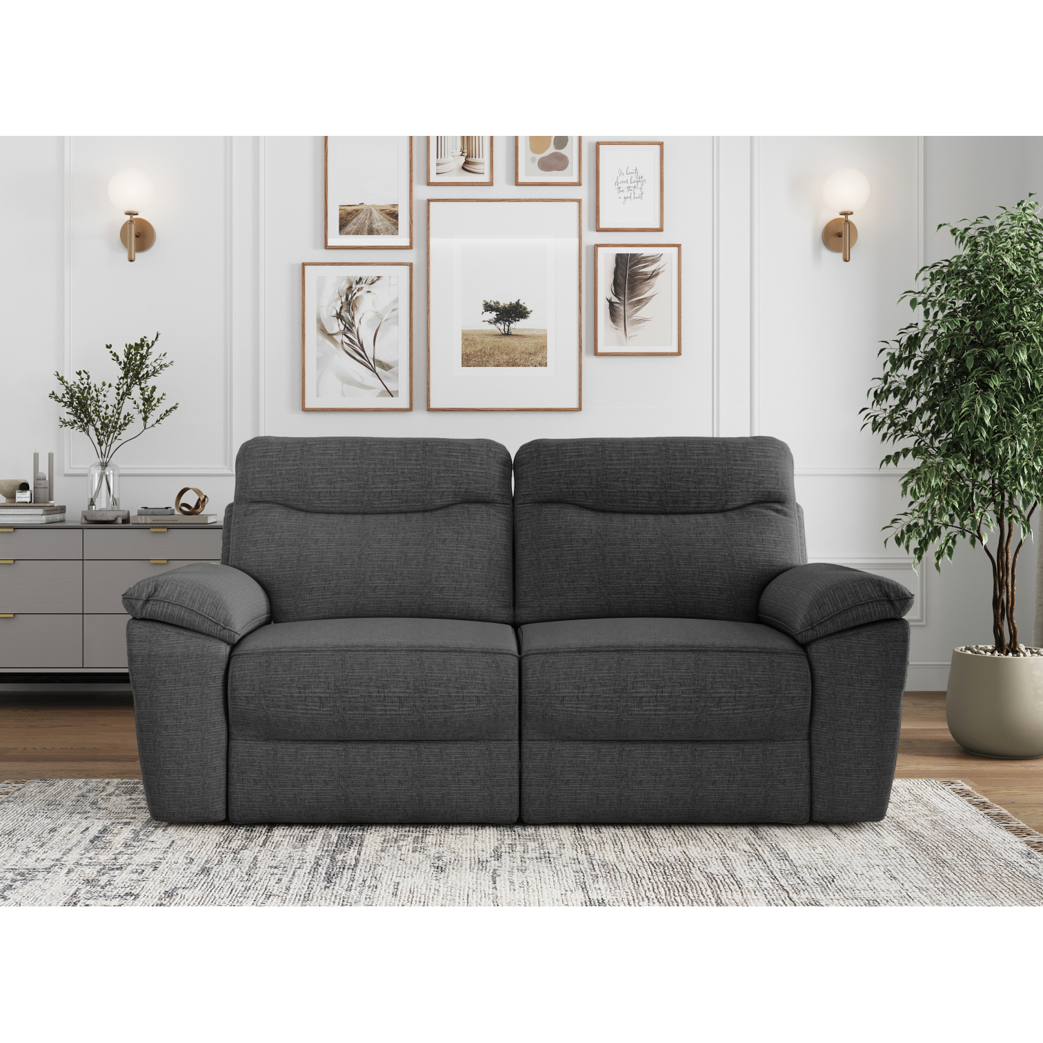 ross - Canapé relax Gris - Vue supplémentaire 2