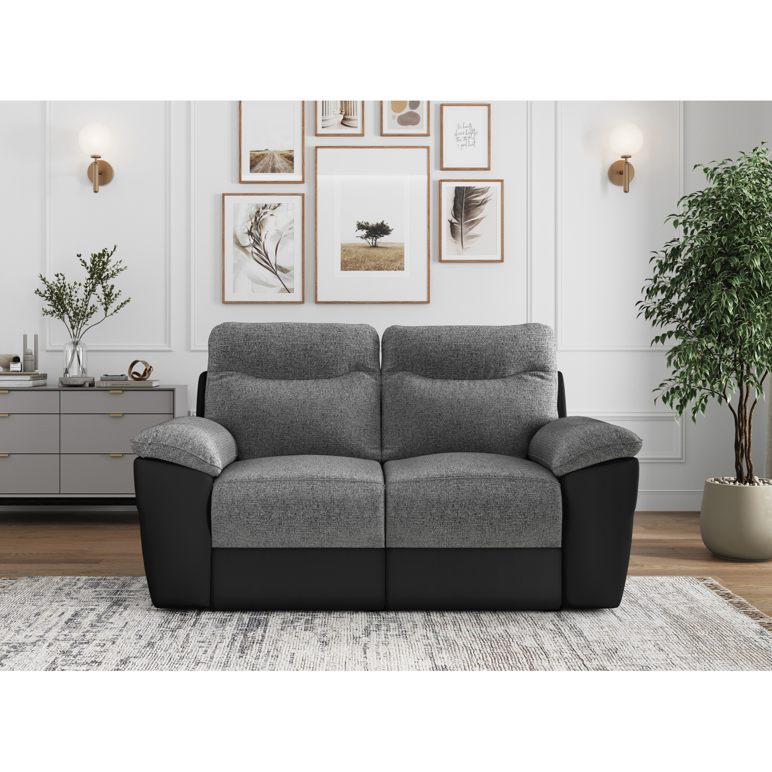 ross - Canapé relax Gris - Vue supplémentaire 2