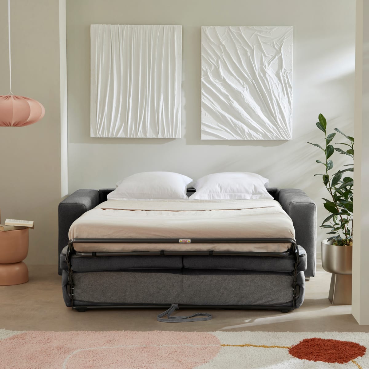chester - Canapé convertible Gris - Vue supplémentaire 2