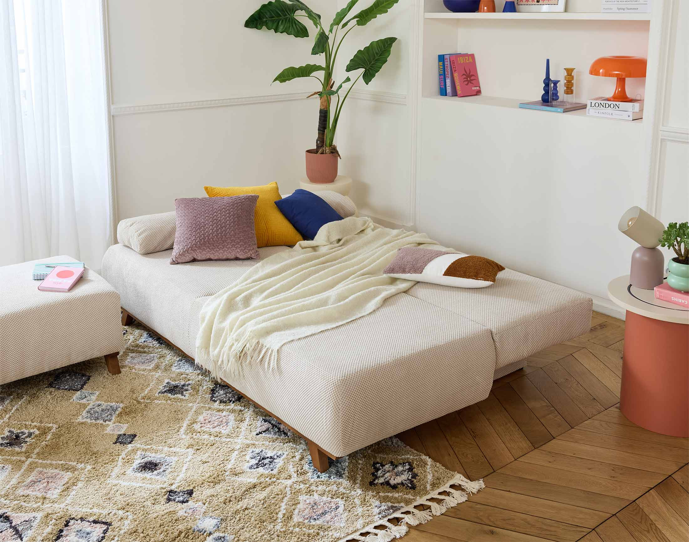 cristal - Canapé convertible Beige - Vue supplémentaire 2