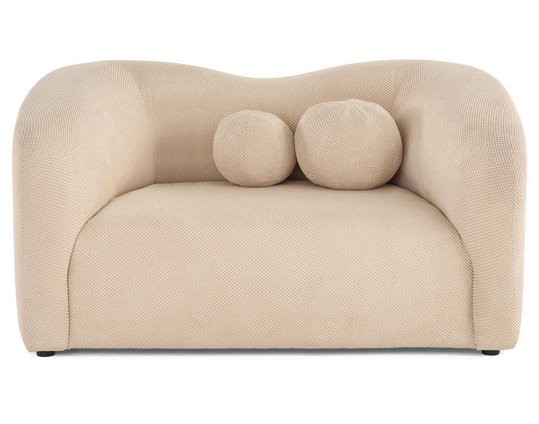 charles - Canapé velours Beige - Vue supplémentaire 1