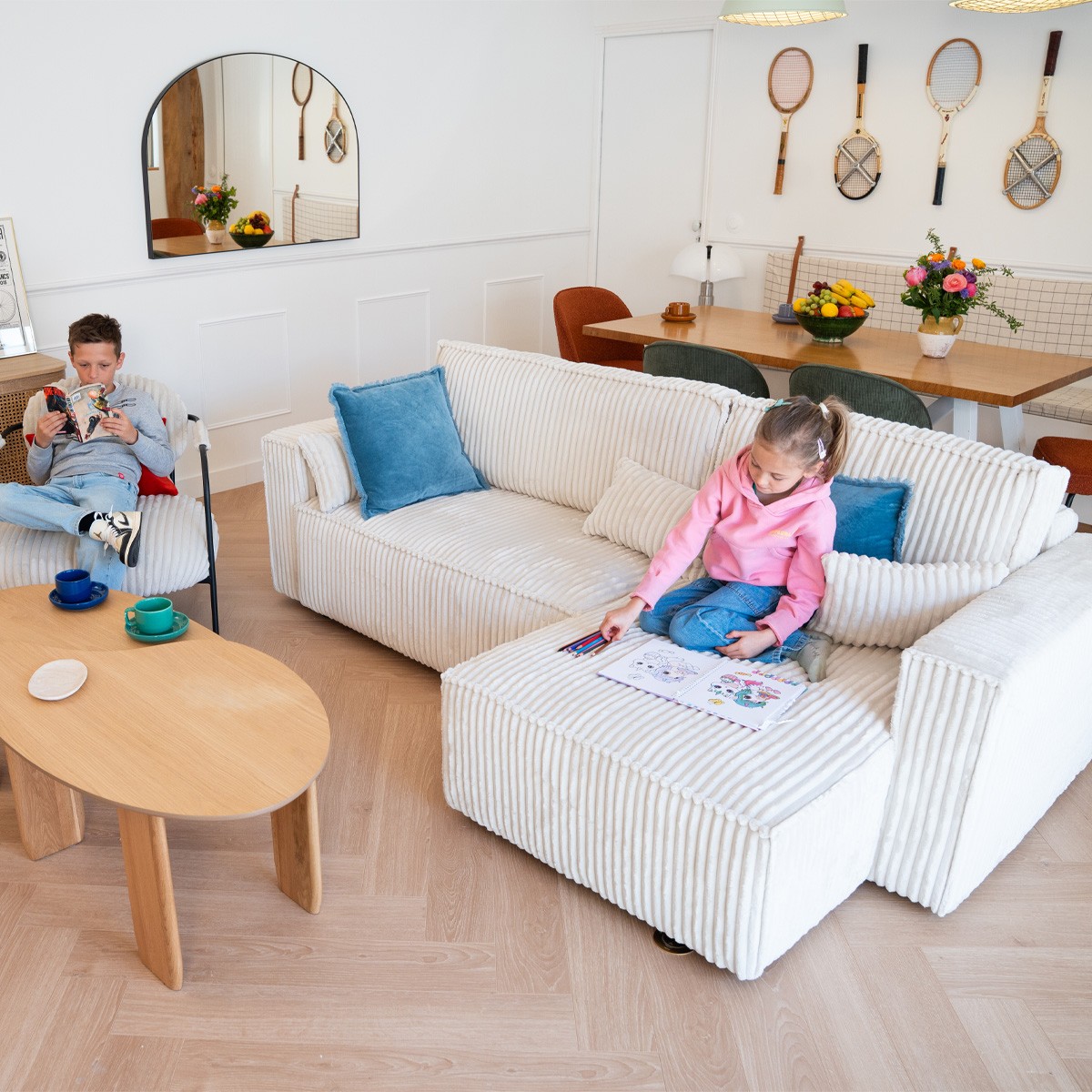 livia - Canapé convertible Beige - Vue supplémentaire 2