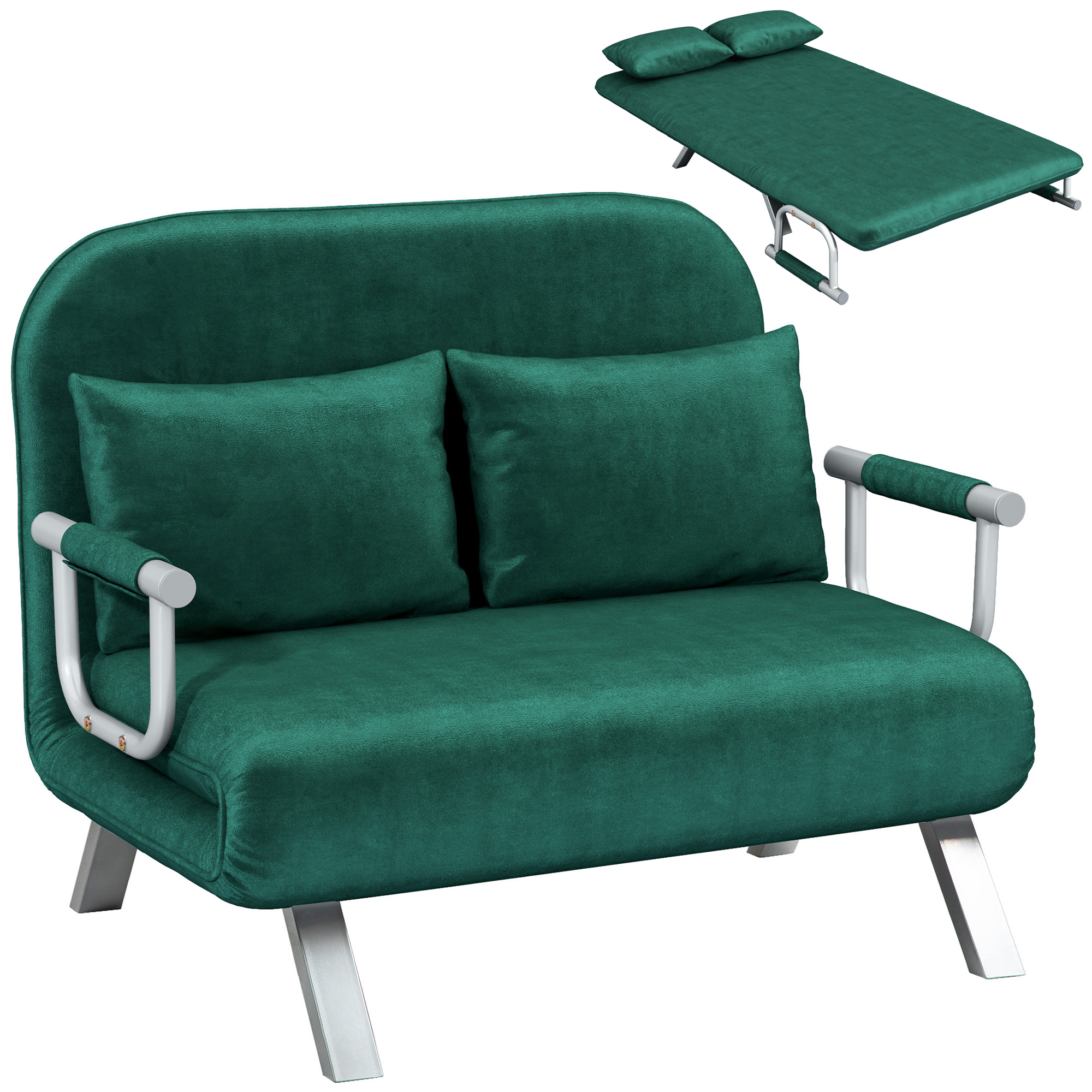 emeraude - Canapé convertible Vert - Vue supplémentaire 1