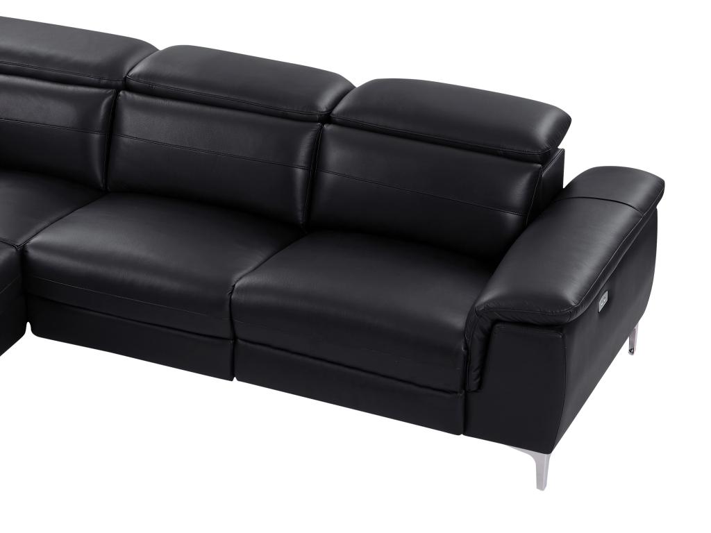 fusino - Canapé relax Noir - Vue supplémentaire 2